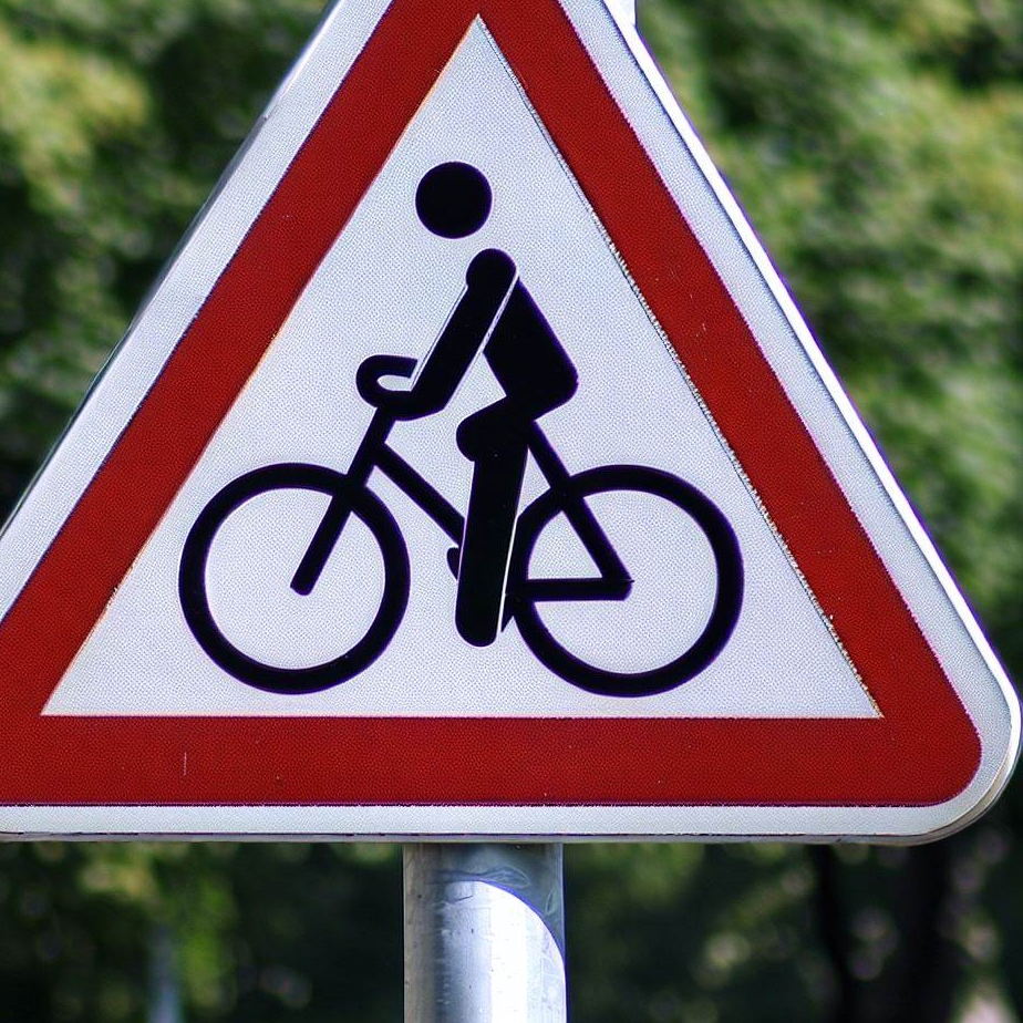 Przejazd dla rowerzystów znak